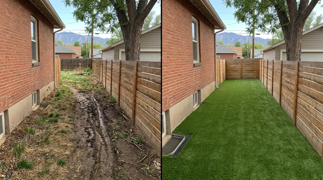 Result artificial grass installation in Denver - Denver Turf Installation